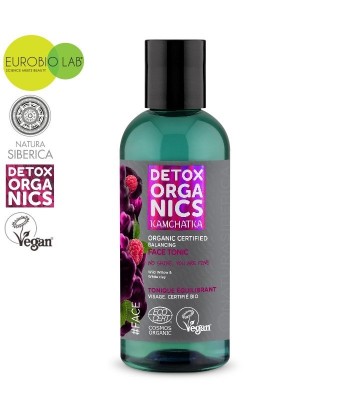 Organiczny tonik do twarzy oczyszczający pory, 170 ml Detox Organics Kamchatka