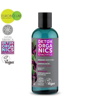 Organiczny, balansująco - wzmacniający szampon do włosów, 260ml Detox Organics Kamchatka