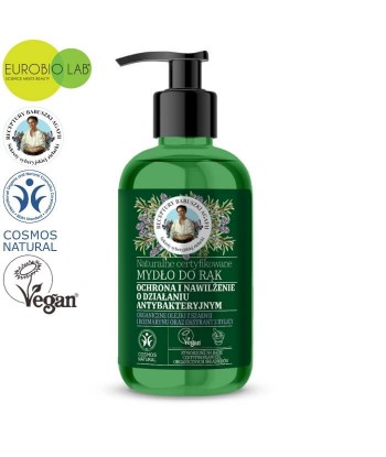 Vegańskie Naturalne certyfikowane Mydło do rąk ochronno - nawilżające 300 ml