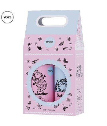 Zestaw Rabarbar i Róża Mydło 500ml + Balsam 300ml YOPE