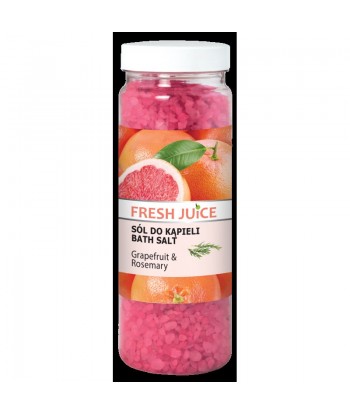 Fresh Juice - sól do kąpieli, grapefruit & rosemary, 700g
