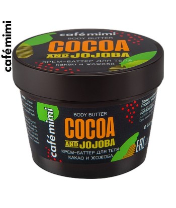CAFE MIMI Krem-masło do ciała - Kakao i Jojoba, 110 ml