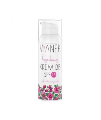 ŁAGODZĄCY KREM DO TWARZY BB SPF 15 JASNY - Vianek
