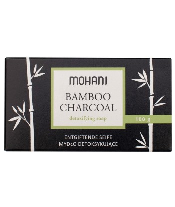 Mydło z aktywnym węglem bambusowym - MOHANI 100g