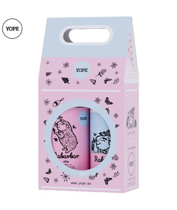 Zestaw Rabarbar i Róża Mydło 500ml + Balsam 300ml YOPE