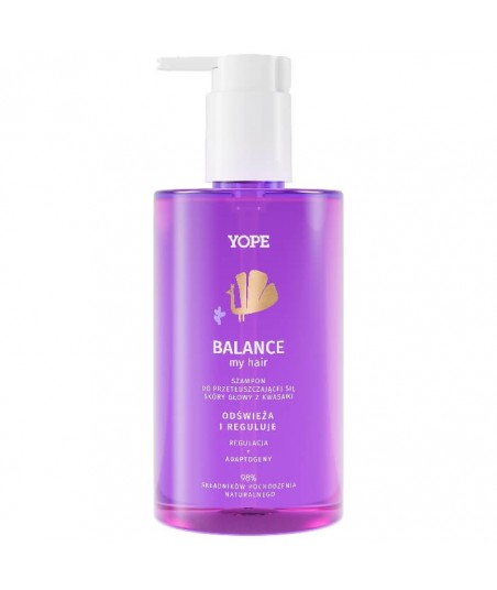 Yope hair Balance Szampon do przetłuszczającej się