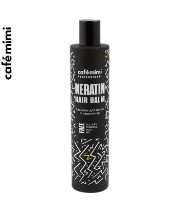 CAFE MIMI Professional Balsam do włosów z keratyną - włosy zniszczone i farbowane, 300 ml
