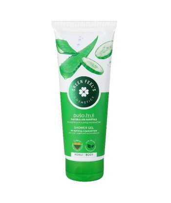 Żel pod prysznic z ekstraktem z ogórka i aloesu 250ml, GREEN FEEL'S - DW: 09/2022