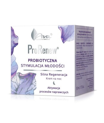 AVA PRORENEW KREM NA NOC PROBIOTYCZNA STYMULACJA MŁODOŚCI, 50ml - AVA