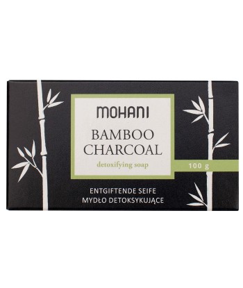 Mydło z aktywnym węglem bambusowym - MOHANI 100g