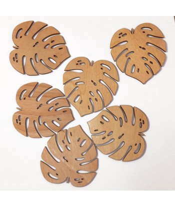 Monstera - ECO podkładki pod kubek 6 szt.
