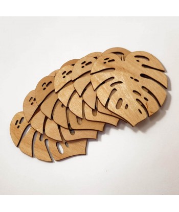 Monstera - ECO podkładki pod kubek 6 szt.