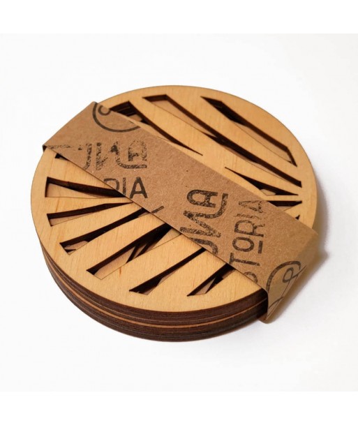 Palm leaf - ECO podkładki pod kubek 6 szt.
