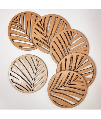 Palm leaf - ECO podkładki pod kubek 6 szt.