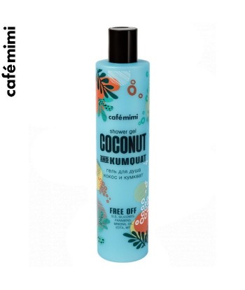 Żel pod prysznic KOKOS i KUMKWAT, 300 ml - CAFE MIMI