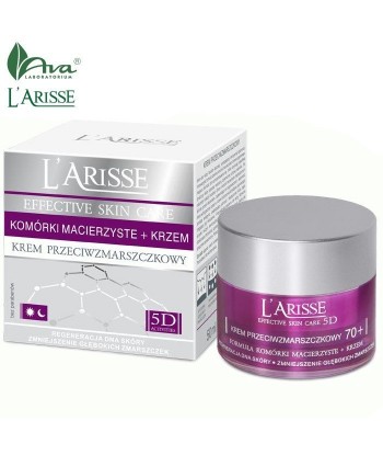 Krem przeciwzmarszczkowy 70+ formuła komórki macierzyste + krzem - AVA L'ARISSE 5D