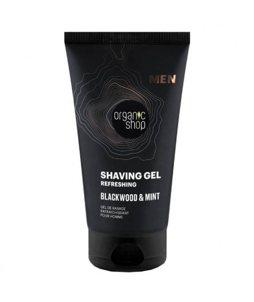 Żel do golenia odświeżający Blackwood and Mint 150 ml ORGANIC SHOP MEN