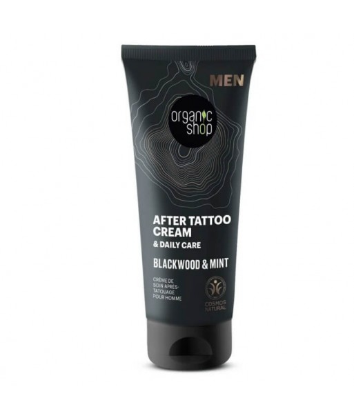 Krem po tatuażu codzienna pielęgnacja Blackwood and Mint 75ml ORGANIC SHOP MEN