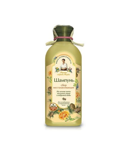BABUSZKA AGAFIA Szampon do włosów suchych, zniszczonych i osłabionych 350ml