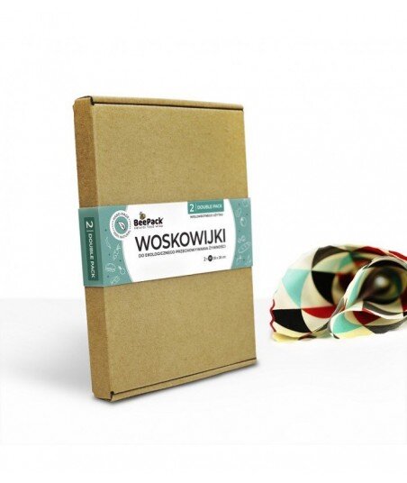BeePack Woskowijki DOUBLE PACK Woskowana tkanina do zawijania 2