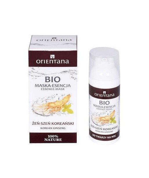 ORIENTANA Bio maska ESENCJA ŻEŃSZEŃ KOREAŃSKI 50ml