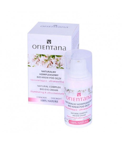 ORIENTANA Naturalny Kompleksowy BIO KREM POD OCZY rozświetlająco – ultranawilżający 15ml