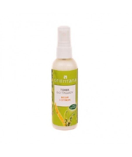 ORIENTANA Tonik do twarzy NEEM i CYTRON do cery tłustej 100ml