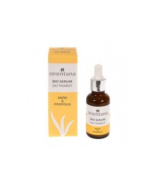 ORIENTANA Bio Serum do twarzy MIÓD i PROPOLIS regenerujące 30ml