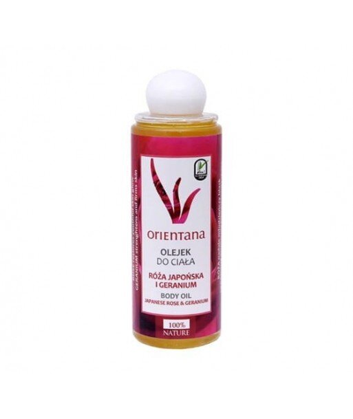 ORIENTANA Olejek do ciała RÓŻA JAPOŃSKA i GERANIUM 210ml ORIENTANA Olejek do ciała RÓŻA JAPOŃSKA i GERANIUM 210ml
