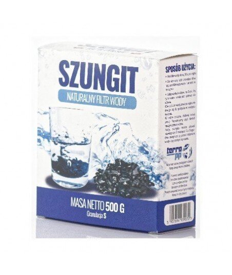 TERRAPP Szungit Naturalny Filtr do wody S 500g
