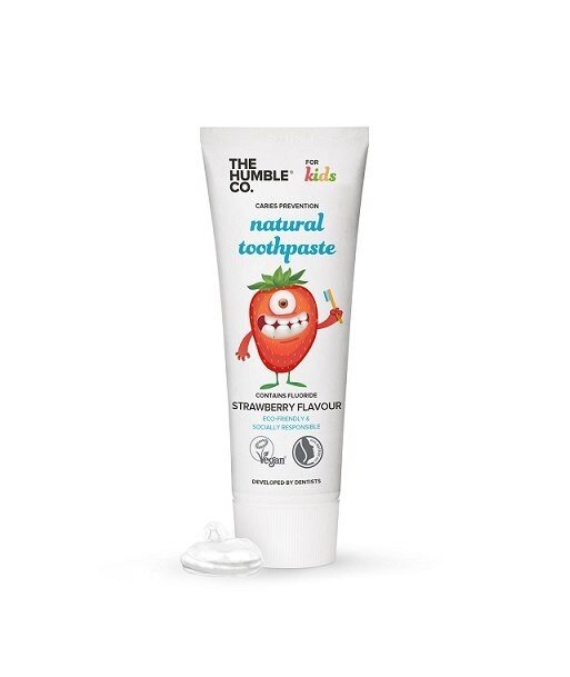 HUMBLE BRUSH Naturalna pasta do zębów dla dzieci TRUSKAWKOWA 75ml