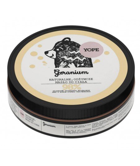 YOPE Naturalne odżywcze masło do ciała GERANIUM 200ml