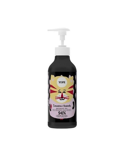 YOPE Naturalny żel pod prysznic dla dzieci Żurawina i Lawenda 400ml YOPE Naturalny żel pod prysznic dla dzieci Żurawina i Lawenda 400ml