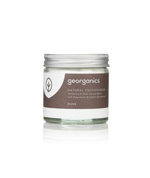 Georganics Proszek do czyszczenia zębów Pure Coconut 60ml Georganics Proszek do czyszczenia zębów Pure Coconut 60ml
