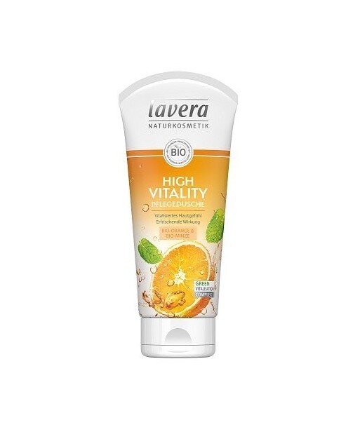 LAVERA Nawilżający żel pod prysznic – pobudzający POMARAŃCZA I MIĘTA 200ml LAVERA Nawilżający żel pod prysznic – pobudzający POMARAŃCZA I MIĘTA 200ml