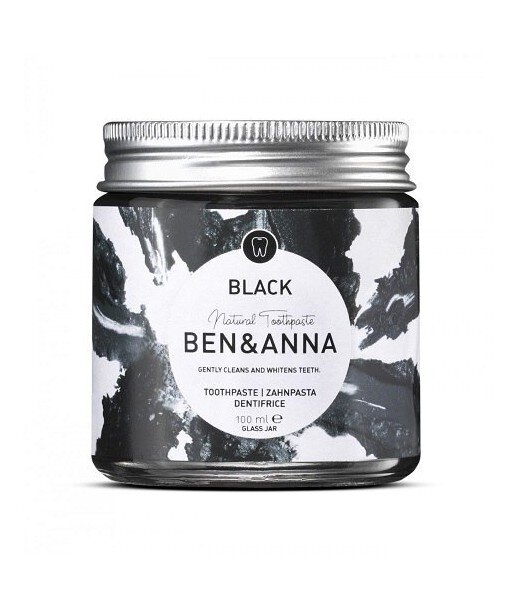 BEN&ANNA Naturalna wybielająca pasta do zębów z aktywnym węglem 100ml