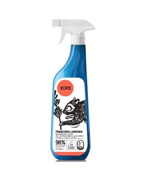 YOPE Płyn Do Czyszczenia Łazienek Zapach Francuska Lawenda 750 ml YOPE Płyn Do Czyszczenia Łazienek Zapach Francuska Lawenda 750 ml