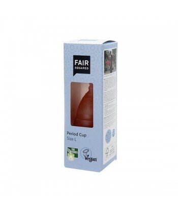 FAIR SQUARED Kubeczek menstruacyjny z naturalnego kauczuku rozmiar L