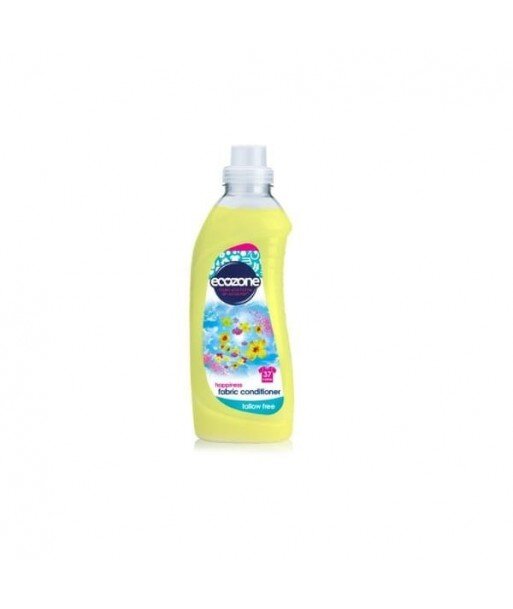 ECOZONE Ekologiczny PŁYN ZMIĘKCZAJĄCY DO PŁUKANIA UBRAŃ HAPPINESS 1000 ML, ECOZONE Ekologiczny PŁYN ZMIĘKCZAJĄCY DO PŁUKANIA UBRAŃ HAPPINESS 1000 ML,