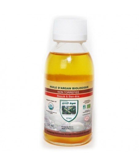 EFAS Olejek arganowy 100% BIO butelka szklana 125ml EFAS Olejek arganowy 100% BIO butelka szklana 125ml