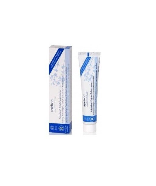 APEIRON Pasta do zębów ziołowa bez mięty, bez fluoru, 24 wyciągi z ziół ajurwedyjskich 75ml