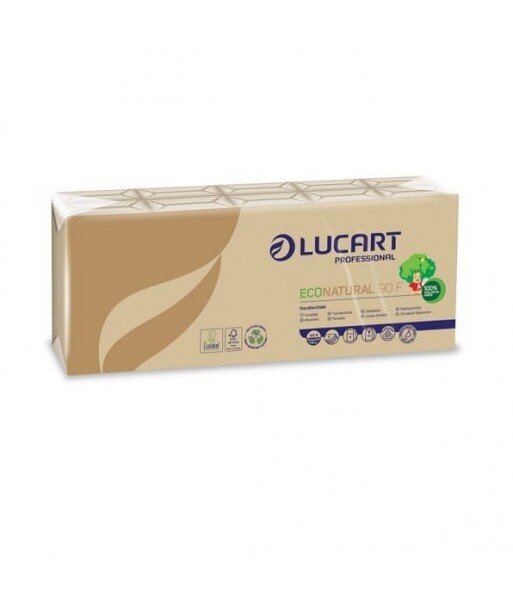 LUCART Chusteczki higieniczne EcoNatural 9x10 sztuk