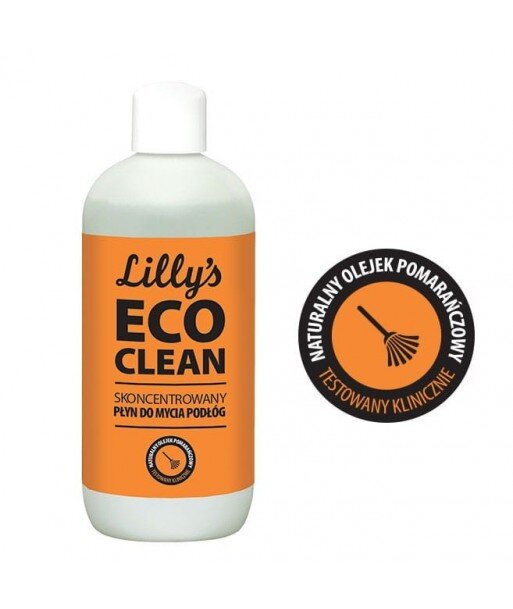 6x LILLY'S ECO CLEAN Skoncentrowany Płyn do Mycia Podłóg z olejkiem pomarańczowym 750ml 6x LILLY'S ECO CLEAN Skoncentrowany Płyn do Mycia Podłóg z olejkiem pomarańczowym 750ml
