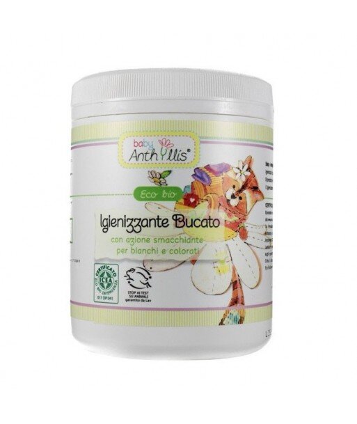 BABY ANTHYLLIS Dodatek do proszku IGIENIZZANTE BUCATO do prania pieluszek, bielizny, ubranek 500g