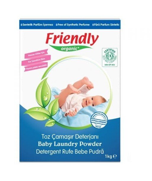 FRIENDLY ORGANIC Proszek do prania ubranek dziecięcych 1kg FRIENDLY ORGANIC Proszek do prania ubranek dziecięcych 1kg