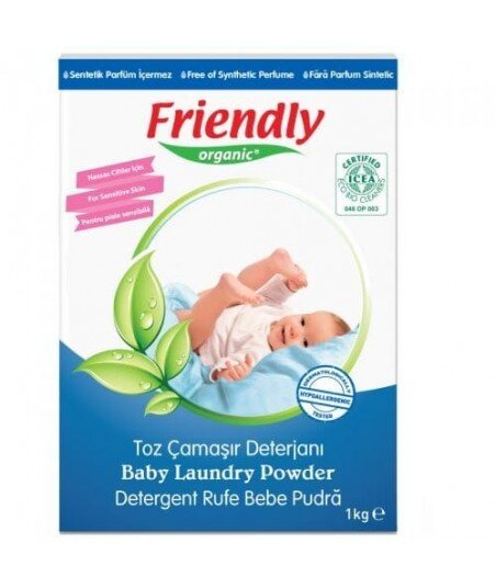 FRIENDLY ORGANIC Proszek do prania ubranek dziecięcych 1kg FRIENDLY ORGANIC Proszek do prania ubranek dziecięcych 1kg