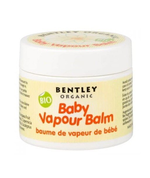 BENTLEY ORGANIC Dziecięcy ORGANICZNY Balsam Ułatwiający Oddychanie - Na Przeziębienia 50g