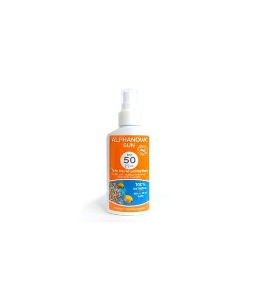 Alphanova Sun Bio Spray Przeciwsłoneczny filtr 50 125ml