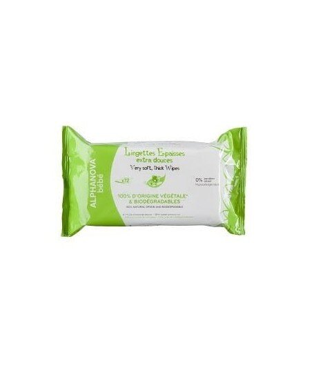 Alphanova Bebe Naturalne Chusteczki Nawilżane 72 szt