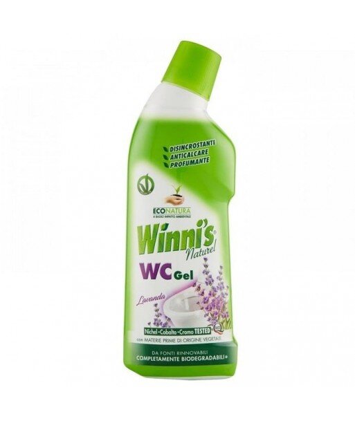 WINNI'S Żel do czyszczenia toalet skoncentrowana formuła lawendowy zapach 750ml WINNI'S Żel do czyszczenia toalet skoncentrowana formuła lawendowy zapach 750ml